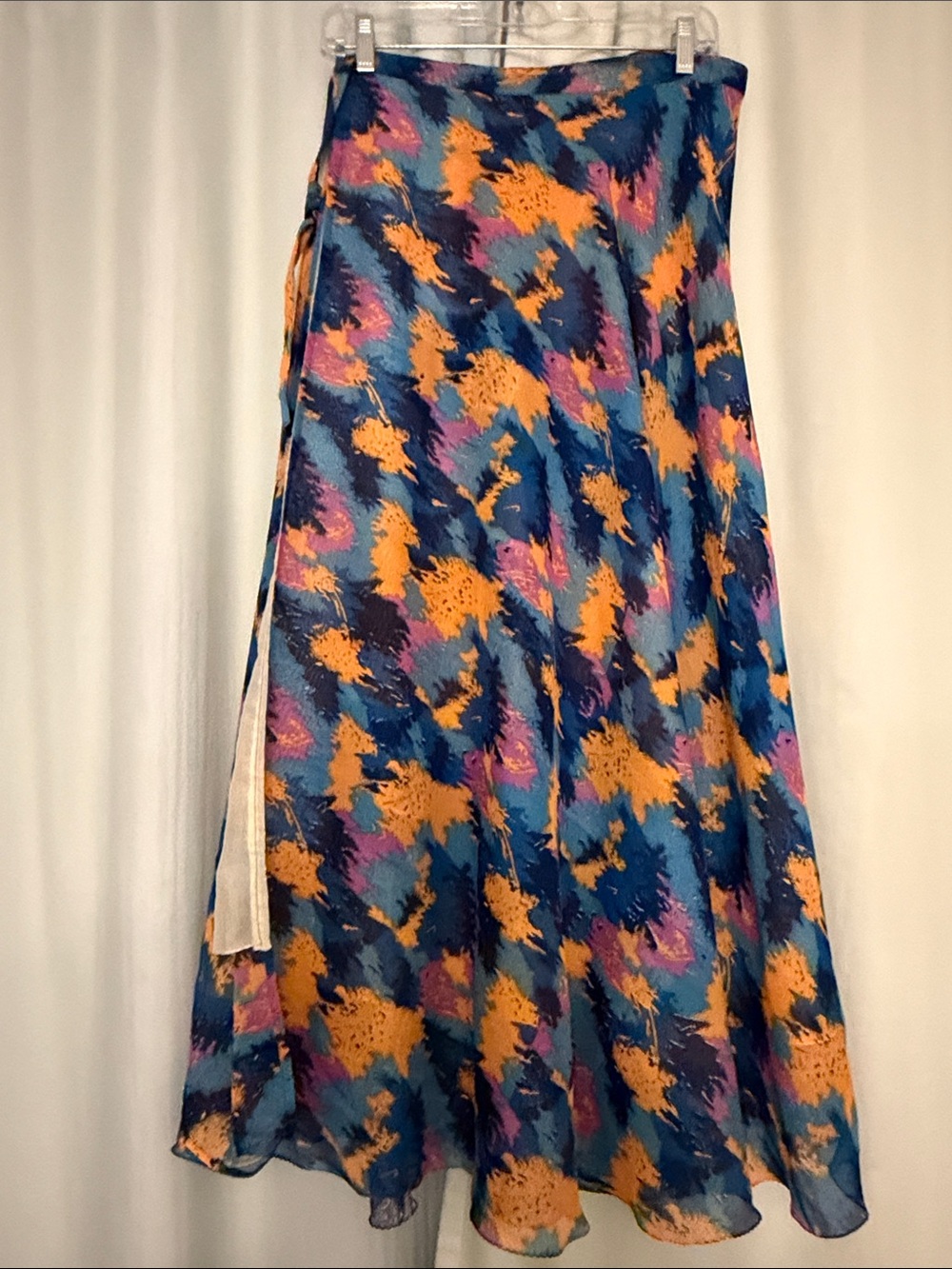 Women’s Reversible Wrap A-Line Skirt in Multi-Color Print
